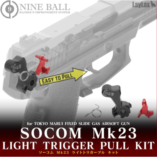 Nine Ball  Light Trigger Pull Kit for Tokyo Marui Socom Mk23 NBB