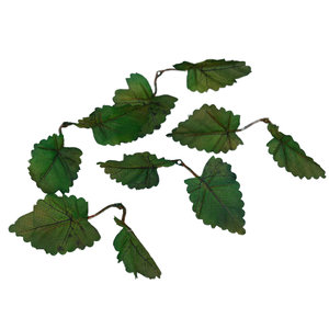 'Unique' High Quality Artificial Double Nettle Leaves (Dark Green)
