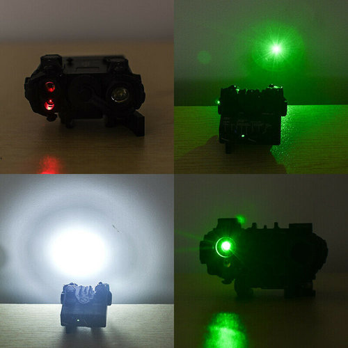 WADSN Tactical PEQ DBAL-A2 Aiming Devices (Green + IR Laser + White Light）
