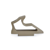CNC Picattini System Short Angled Grip - Dark Earth