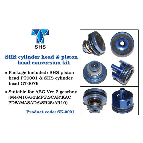 SHS V2 High Flow Piston and Cylinder Head Set