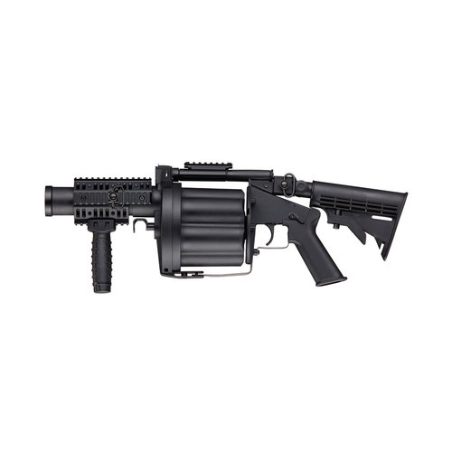 ICS Airsoft Multiple Grenade Launcher 6 Shot - Black