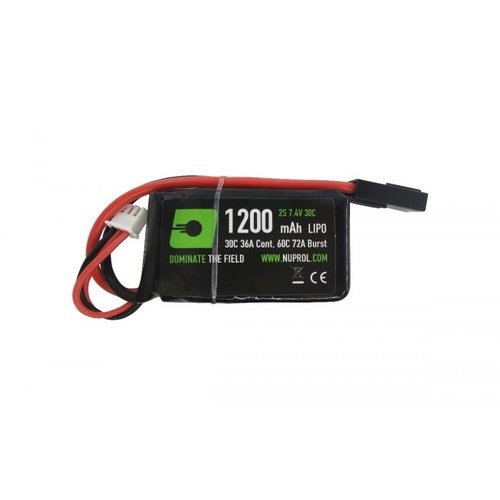 Nuprol 1200MAH 7.4V 30C Lipo PEQ15 Micro Type