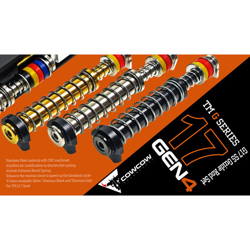 Cow Cow Technology G17 Gen4 SS Guide Rod Set - Gold