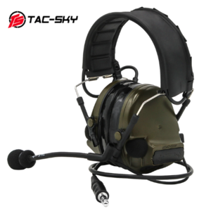 Tac-Sky Comtac III Headset (Silicone Earmuffs) - OD