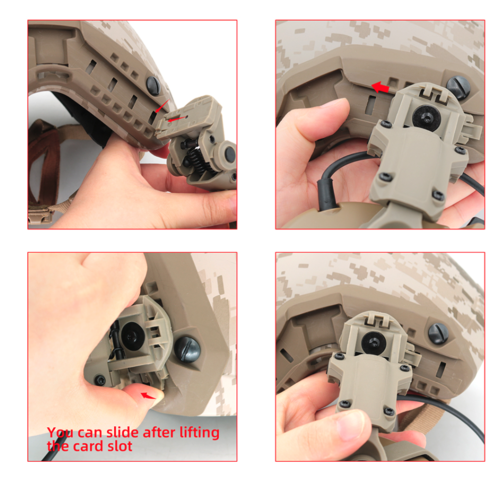 Tac-Sky ARC Helmet Mount Adapter - FDE