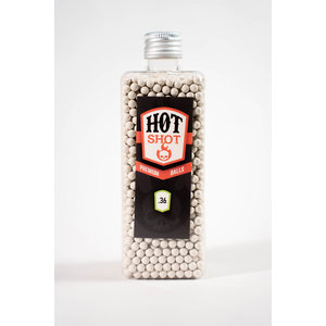 Hot Shot 0.36g 2750x  Non Bio White High Polished BBs (Big Bottle)