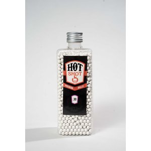 Hot Shot 0.30g 2750x  Non Bio White High Polished BBs (Big Bottle)