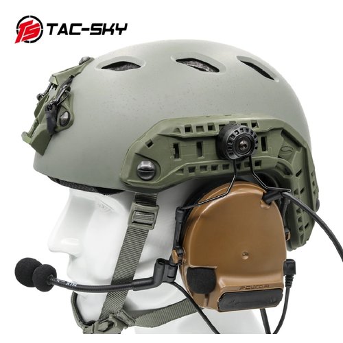 Tac-Sky ARC Helmet Rail Mount COMTAC Mark - FDE