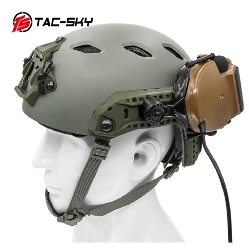 Tac-Sky ARC Helmet Rail Mount COMTAC Mark - Black