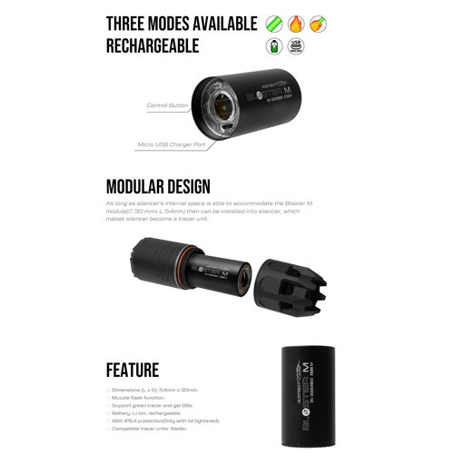 Acetech Blaster M Tracer Unit Module