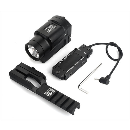 WADSN SF K2-P Klesch Tactical Flashlight with logos