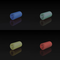 AEG type Flat Hop Up rubber Set