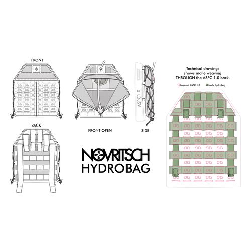 Novritsch ASPC – Hydration Pack - Kreuzotter