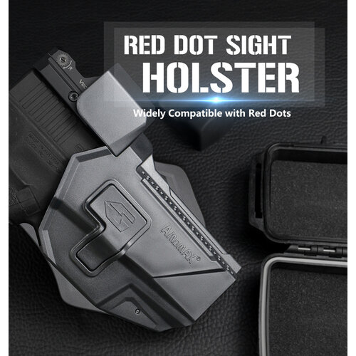 Amomax Tactical Red Dot Sight Holster - Black