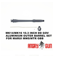 MK14/MK16 (10.3") DD Gov Aluminium Outer Barrel Set for Marui MWS/MTR