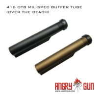 G-Style Mil-Spec CNC 6 Position Buffer Tube - MWS - Black
