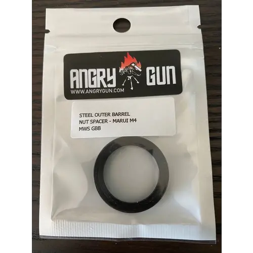 Angrygun Steel Outer Barrel Nut Spacer - Marui M4 MWS GBB