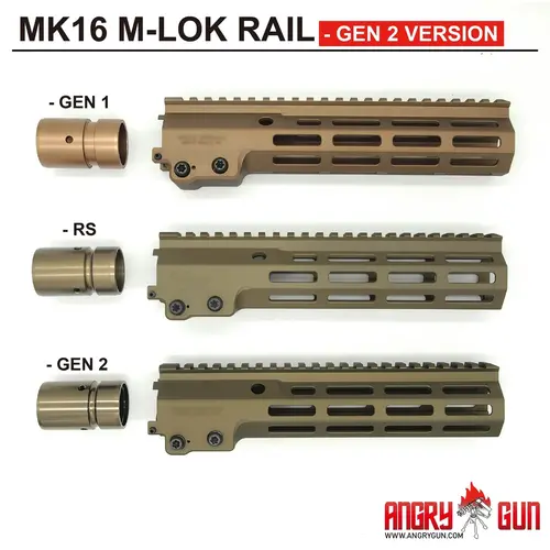 Angrygun MK16 M-Lok Rail 10.5 inch - DDC Angrygun MK16 M-Lok Rail 10.5 inch - DDC