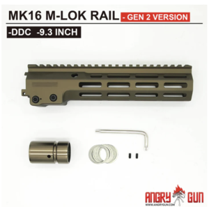 Angrygun MK16 M-Lok Rail 9.3 inch - DDC