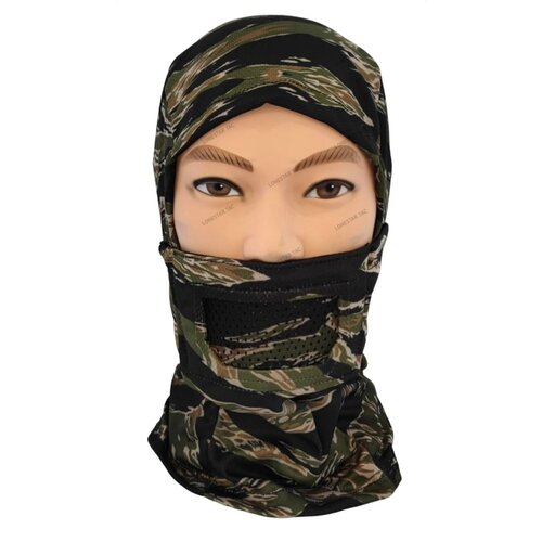 Lonestar Tactical Spec-ops Mesh Mask Plus Balaclava - LS TIGERSTRIPE V2 (JUNGLE)