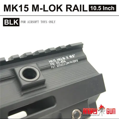 Angrygun HK416 Super Modular Rail M-Lok - 10.5" (Umarex/VFC Version) - Black