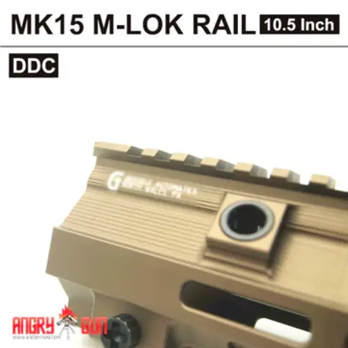 Angrygun HK416 Super Modular Rail M-Lok - 10.5" (Marui NGRS) - DDC