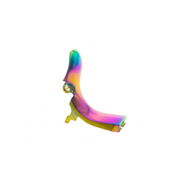 Match Grade Stainless Steel Grip Safety - Rainbow