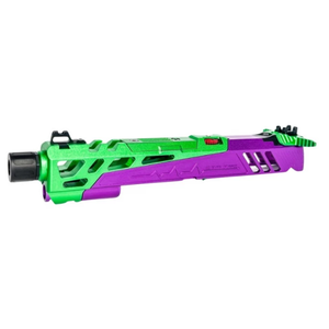 CTM CNC aluminum slide Flatline Split slide TM Hi-capa 5.1 - Purple/Green