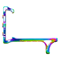 CNC aluminum FUKU-2 Reaper Charging Handle for AAP-01 - Chameleon (electroplated)