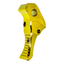 CNC Adjustable Aluminum Trigger CTM FUKU-2 for AAP-01 - Gold (Electroplated)