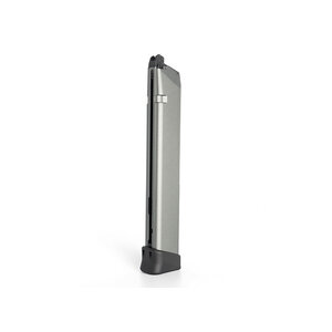 TTI 50 Rounds Full CNC Aluminum Light weight mag for G-series BK(compatiable with TM/WE/VFC)  - Grey