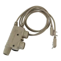 Tactical Dual Communication U94 V2 PTT-Kenwood – Desert