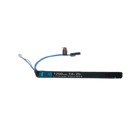 LiPo 1200mAh 7.4v 25C AK Style Stick Tamiya