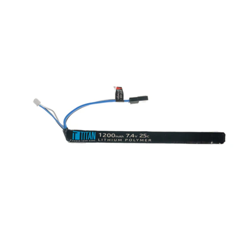 Titan LiPo 1200mAh 7.4v 25C AK Style Stick Tamiya Titan LiPo 1200mAh 7.4v 25C AK Style Stick Tamiya