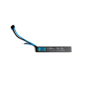 Titan LiPo 1200mAh 7.4v 25C Stick T-Plug (Deans)
