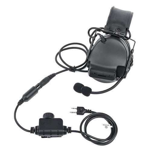 WADSN RAC PTT Icom - Black