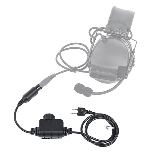 WADSN RAC PTT Icom - Black