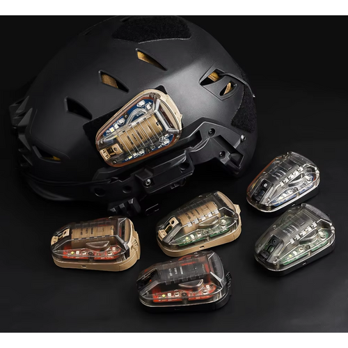 WADSN HEL-STAR 6 IR- GEN III Helmet Marker - Black - RED LIGHT