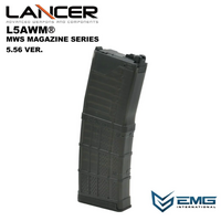 EMG Lancer Systems L5AWM V2 Marui M4 GBB MWS Magazine (5.56-Translucent Smoke)