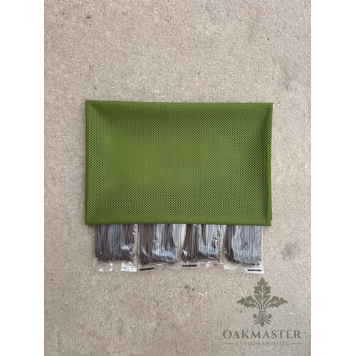 Oakmaster Custom Ghillies Starter Kit Macronet Covert Green 1