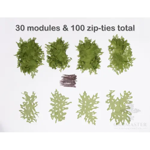 Oakmaster Custom Ghillies Macronet Covert Green 1 Modular Kit Oakmaster Custom Ghillies Macronet Covert Green 1 Modular Kit