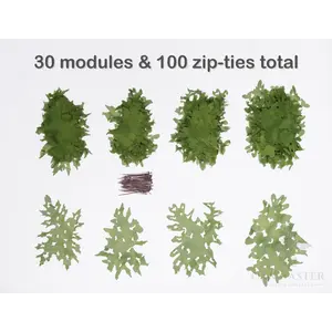 Oakmaster Custom Ghillies Macronet Covert Green 2 Modular Kit Oakmaster Custom Ghillies Macronet Covert Green 2 Modular Kit