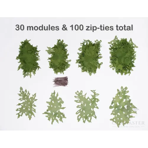 Oakmaster Custom Ghillies Macronet Covert Green 2 Modular Kit Oakmaster Custom Ghillies Macronet Covert Green 2 Modular Kit