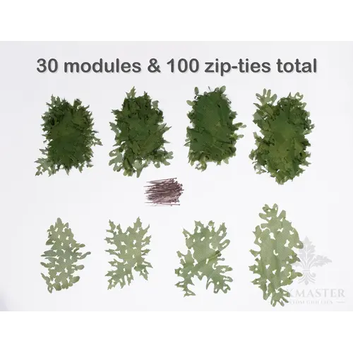 Oakmaster Custom Ghillies Macronet Mature Covert Green 2 Modular Kit Oakmaster Custom Ghillies Macronet Mature Covert Green 2 Modular Kit