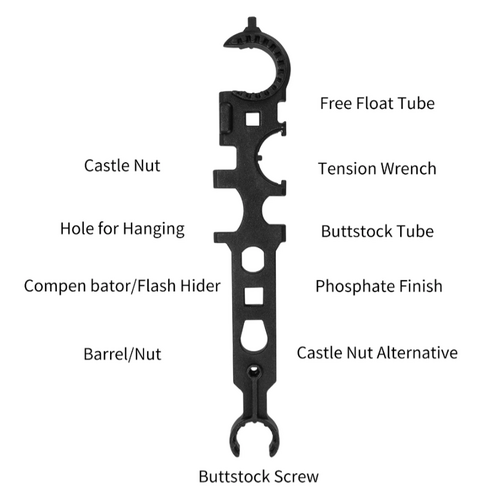 METAL Multi Functional Wrench Steel Tool