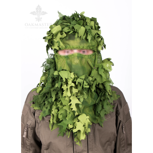 Oakmaster Custom Ghillies Balaclava (Green) Oakmaster Custom Ghillies Balaclava (Green)