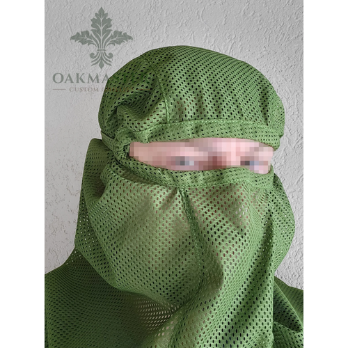 Oakmaster Custom Ghillies Balaclava Pristine Green B