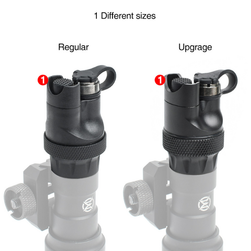 WADSN DS07 Weaponlight Switch for M300&M600 – Black (Aluminium)