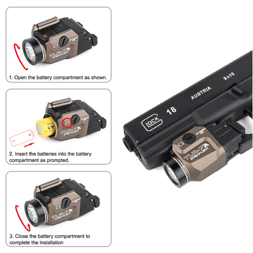 WADSN T-7 A Gun Light - DE -Logo WADSN T-7 A Gun Light - DE -Logo